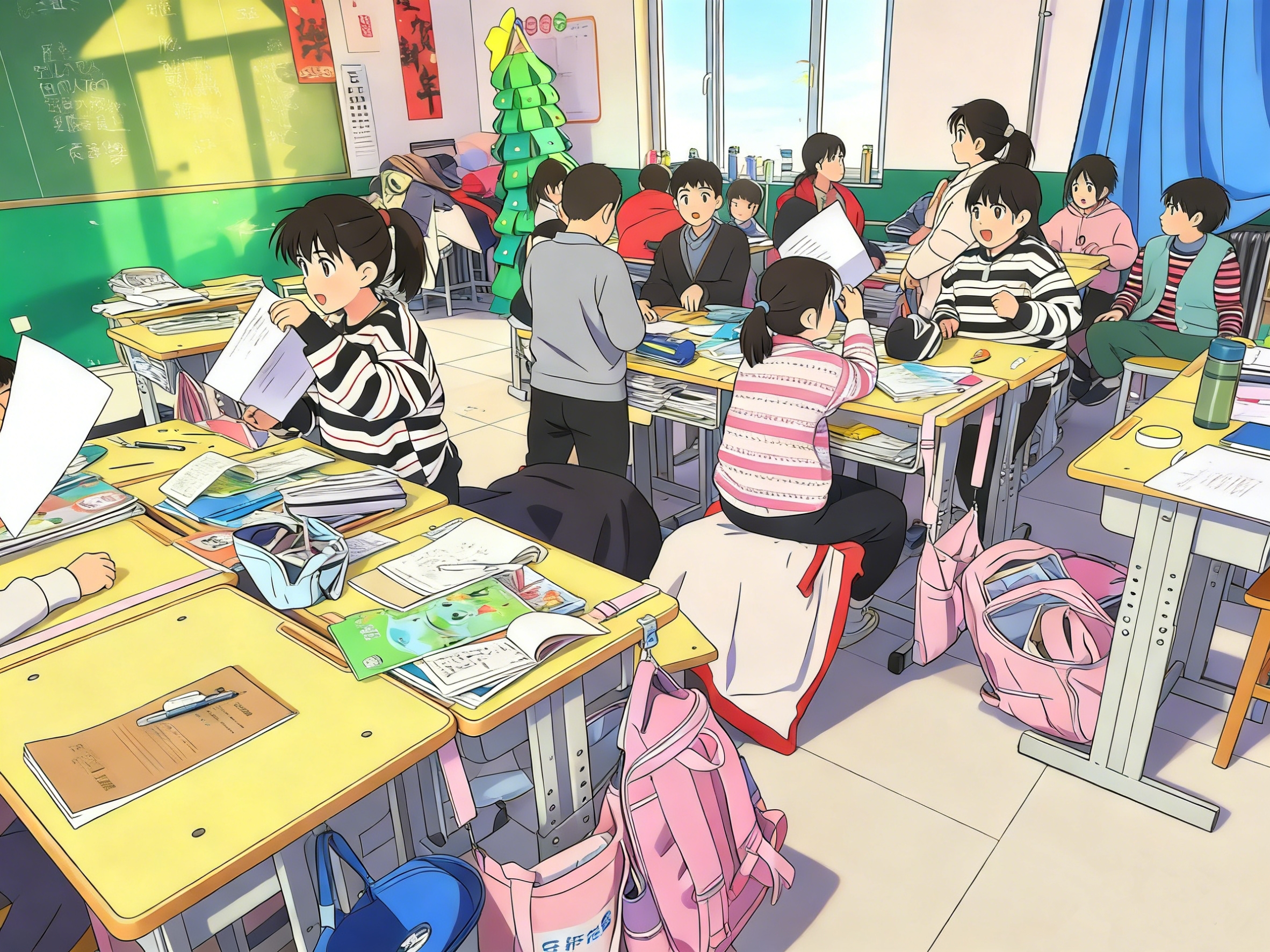 Everyday life in a rural classroom